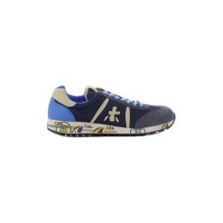 Buty Premiata LUCY 1298E. Niebieskie trampki męskie Premiata, bez wzorów, bez zapięcia. Za 805,36 zł.