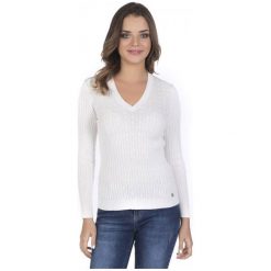 Giorgio Di Mare Sweter Damski Xl Biały. Białe swetry klasyczne damskie marki Giorgio di Mare, xl, z materiału. Za 159,00 zł.