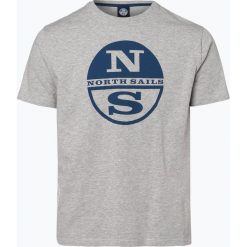 T-shirty męskie: North Sails – T-shirt męski, szary