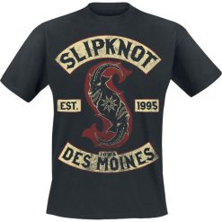 Slipknot Iowa Des Moines T-Shirt czarny. Czarne t-shirty męskie marki Slipknot, m, z nadrukiem, z okrągłym kołnierzem. Za 74,90 zł.