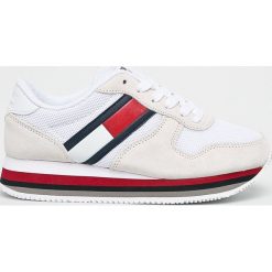 Tommy Jeans - Buty Retro Tommy Jeans Sneaker. Niebieskie buty sportowe damskie Tommy Jeans, bez wzorów, z jeansu, sportowe. W wyprzedaży za 279,90 zł.
