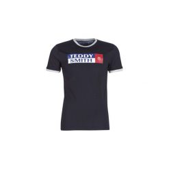 T-shirty z krótkim rękawem Teddy Smith TOZO. Niebieskie t-shirty męskie marki Teddy Smith, s, bez wzorów, bez kołnierzyka, krótkie. Za 89,00 zł.