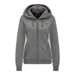 Dreimaster Damska Bluza 30668850 L Szara. Szare bluzy damskie Dreimaster, l, bez wzorów, bez rękawów, bez kaptura. Za 339,00 zł.