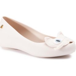 Baleriny MELISSA - Ultragirl Cat II Ad 32505 Beige/Black 51485. Brązowe baleriny damskie Melissa, bez wzorów, z tworzywa sztucznego, bez obcasa, bez zapięcia. W wyprzedaży za 249,00 zł.