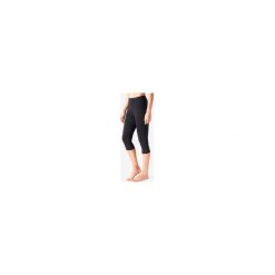 Rybaczki slim Gym & Pilates Fit+ 500 damskie. Czarne rybaczki damskie NYAMBA, xl, bez wzorów, z elastanu. Za 34,99 zł.