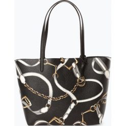 LAUREN RALPH LAUREN - Damska dwustronna torba shopper, czarny. Czarne torby damskie na zakupy Lauren Ralph Lauren, bez wzorów, eleganckie, bez dodatków. Za 899,95 zł.