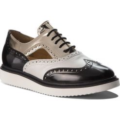 Oxfordy GEOX - D Thymar A D824BA 0BCBN C0531 Black/Platinum. Czarne jazzówki damskie marki Geox, na płaskiej podeszwie. W wyprzedaży za 249,00 zł.