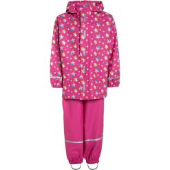 Kurtki dziewczęce przeciwdeszczowe: Playshoes REGENANZUG STERNE ALLOVER SET Kurtka przeciwdeszczowa pink