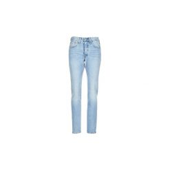 Jeansy skinny Levis 501® SKINNY. Niebieskie rurki damskie marki Levi's®, z jeansu. Za 383,20 zł.