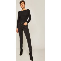 Medicine - Jeansy Basic. Czarne jeansy damskie MEDICINE, z podwyższonym stanem. Za 69,90 zł.