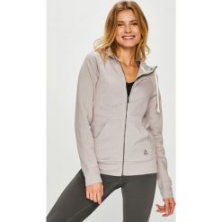 Reebok - Bluza. Fioletowe bluzy damskie Reebok, s, z nadrukiem, z bawełny, bez rękawów, z kapturem. W wyprzedaży za 179,90 zł.