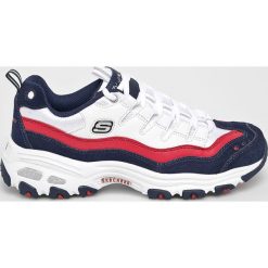 Skechers - Buty 13141. Białe buty sportowe damskie Skechers, bez wzorów, ze skóry, sportowe. W wyprzedaży za 229,90 zł.