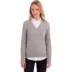 Swetry klasyczne damskie: Sweter w kolorze szarym