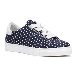 Sneakersy w kolorze granatowym ze wzorem. Trampki i tenisówki damskie Tosca Blu, Bagatt. W wyprzedaży za 299,95 zł.