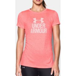 Under Armour Koszulka damska Tech Crew- Graphic Twist Czerwona r. M (1298411-963). Czerwone topy sportowe damskie marki Under Armour, m. Za 81,15 zł.