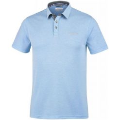 Columbia Koszulka Męska Nelson Point Polo Blue Sky M. Niebieskie koszulki męskie Columbia, m, bez wzorów, eleganckie, bez rękawów. Za 219,00 zł.