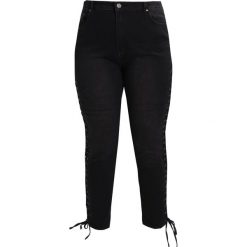 Liquor N Poker Curve Jeansy Slim Fit black denim. Czarne boyfriendy damskie Liquor N Poker Curve. W wyprzedaży za 159,20 zł.