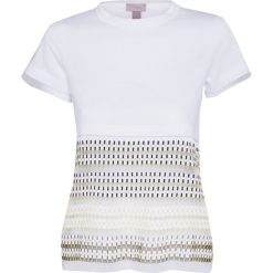 T-shirt MRZ. Białe t-shirty damskie MRZ, m, bez wzorów, z jeansu, z okrągłym kołnierzem. W wyprzedaży za 600,00 zł.