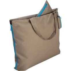 Shopper bag damskie: Torba wielofunkcyjna w kolorze brązowym – 57 x 45 cm