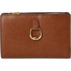 LAUREN RALPH LAUREN - Portfel damski, beżowy. Brązowe portfele damskie Lauren Ralph Lauren, ze skóry. Za 449,95 zł.
