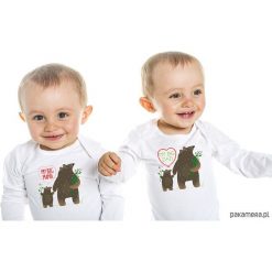 Zestaw: body dla dziecka. big mama i big dad. Body niemowlęce Pakamera, z nadrukiem, z długim rękawem. Za 110,00 zł.