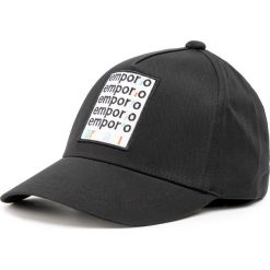 Czapka z daszkiem EMPORIO ARMANI - 637521 0P513 00120 Black. Czarne czapki męskie Emporio Armani, bez wzorów, z bawełny. Za 259,00 zł.
