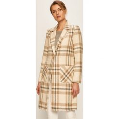 Only - Płaszcz. Brązowe kurtki damskie ONLY, s, bez wzorów, z poliesteru, klasyczne, bez kaptura. Za 299,90 zł.