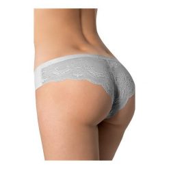 Figi Tanga Panty Szare. Szare figi Julimex, z koronki. Za 24,90 zł.
