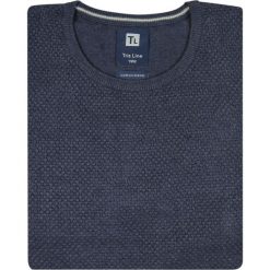 Grafitowy sweter męski SW39. Szare swetry męskie m, z bawełny, casualowe. Za 143,10 zł.