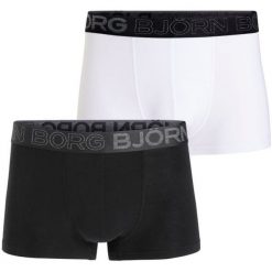 Björn Borg Dwupak Bokserek Męskich Trunk Solids L Wielokolorowe. Czarne bokserki męskie Björn Borg, bez wzorów. Za 179,00 zł.