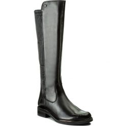 Oficerki CAPRICE - 9-25515-29 Black Nappa 022. Czarne buty zimowe damskie Caprice, z materiału, na obcasie. W wyprzedaży za 439,00 zł.