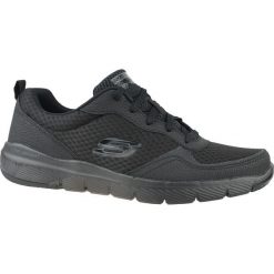 Skechers Flex Advantage 3.0 52954-BBK buty treningowe męskie czarne 43. Czarne buty sportowe męskie Skechers, ze skóry, bez zapięcia, do biegania. W wyprzedaży za 229,99 zł.