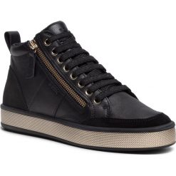 Sneakersy GEOX - D Leelu' G D94FFG 08522 C9997 Black. Czarne półbuty damskie Geox, na co dzień, bez wzorów, ze skóry, bez obcasa, na płaskiej podeszwie, bez zapięcia. Za 519,00 zł.