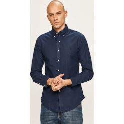 Polo Ralph Lauren - Koszula. Niebieskie koszule męskie Polo Ralph Lauren, s, bez wzorów, z bawełny, casualowe, polo, z długim rękawem. W wyprzedaży za 279,90 zł.