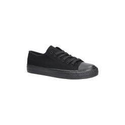 Buty Casu Czarne trampki sznurowane XN35. Czarne trampki męskie marki Casu, bez wzorów, na sznurówki. Za 49,99 zł.