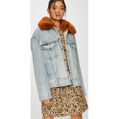 Levi's - Kurtka. Brązowe kurtki damskie jeansowe Levi's®, l. Za 649,90 zł.