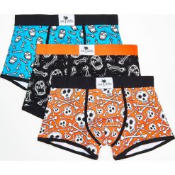 3 pack bokserek all over - Pomarańczowy. Pomarańczowe bokserki męskie Cropp, bez wzorów. Za 59,99 zł.