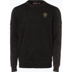 Superdry - Sweter męski, szary. Szare swetry męskie marki Superdry, m, z aplikacjami, vintage, bez kołnierzyka, bez kaptura. Za 249,95 zł.
