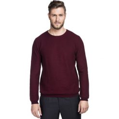 Sweter ZENONE SWAR000210. Czerwone swetry męskie Giacomo Conti, m, bez wzorów, z bawełny, klasyczne, z klasycznym kołnierzykiem, bez kaptura. Za 399,00 zł.