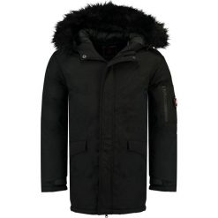Parka "Adaneak" w kolorze czarnym. Czarne parki męskie Canadian Peak, s, bez wzorów, bez kaptura. W wyprzedaży za 309,95 zł.