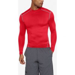 Under Armour ColdGear® Armour Compression Koszulka Czerwony. Czerwone podkoszulki męskie Under Armour, xl, bez wzorów, z elastanu, z długim rękawem. Za 257,95 zł.
