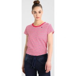 Bluzki, topy, tuniki: GStar LOAV STRIPE STRAIGHT Tshirt z nadrukiem white/pink