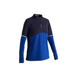 Bluza do piłki nożnej treningowa T500 damska. Niebieskie bluzy damskie KIPSTA, s, z elastanu. Za 69,99 zł.