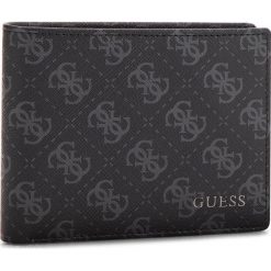 Duży Portfel Męski GUESS - SM2535 LEA20 BLA. Czarne portfele męskie marki Guess, ze skóry ekologicznej. Za 279,00 zł.