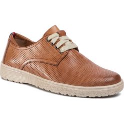 Półbuty GO SOFT - MB-RUFUS-09 Camel. Pomarańczowe półbuty męskie GO SOFT, na co dzień, bez wzorów, ze skóry, bez zapięcia. W wyprzedaży za 159,99 zł.