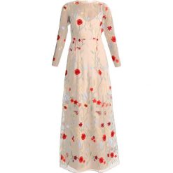 Długie sukienki: IVY & OAK EMBROIDERED DRESS Długa sukienka soft sand