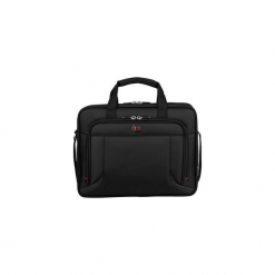 Torba na laptopa Wenger Prospectus 16", czarna 600649. Czarne torby na laptopa marki Wenger, w paski, z neoprenu. Za 200,10 zł.