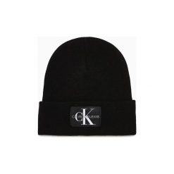 Czapki Calvin Klein Jeans K50K504934 BASIC MEN. Czarne czapki męskie Calvin Klein Jeans, bez wzorów, z jeansu. Za 151,38 zł.