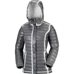 Kurtka puchowa "OutDry Ex Eco" w kolorze szaro-białym. Szare kurtki damskie Columbia, xl, z puchu. W wyprzedaży za 619,95 zł.