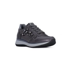 Buty Nero Giardini MP NERO GIARDINI FLASH PIOMBO. Szare trampki i tenisówki damskie marki Nero Giardini MP, bez wzorów, bez zapięcia. Za 382,83 zł.